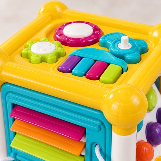 Activiteiten Kubus 6-in-1 - Baby Speelgoed vanaf 6 Maanden - Sensorisch Speelgoed - Speelgoed 1 Jaar van Goodway — afbeelding 4