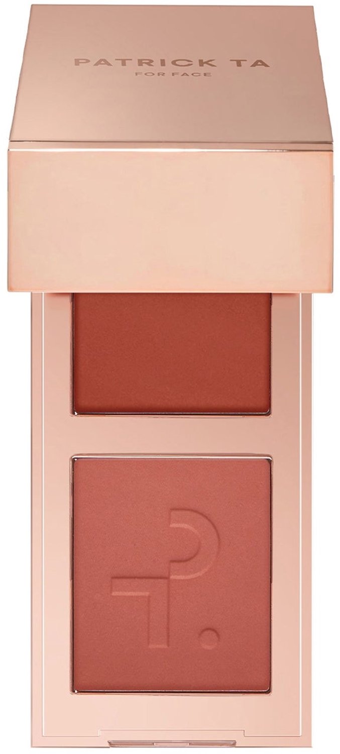 PATRICK TA - Mini Major Headlines Double-Take Crème & Powder Blush Duo - Mini Crème en Poeder Blush 4,4 g - She's Blushing