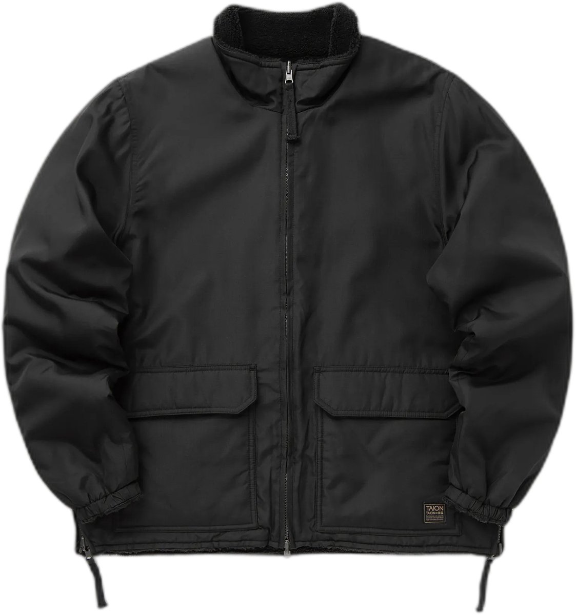 Korte dubbele jas in militaire stijl Taion Boa