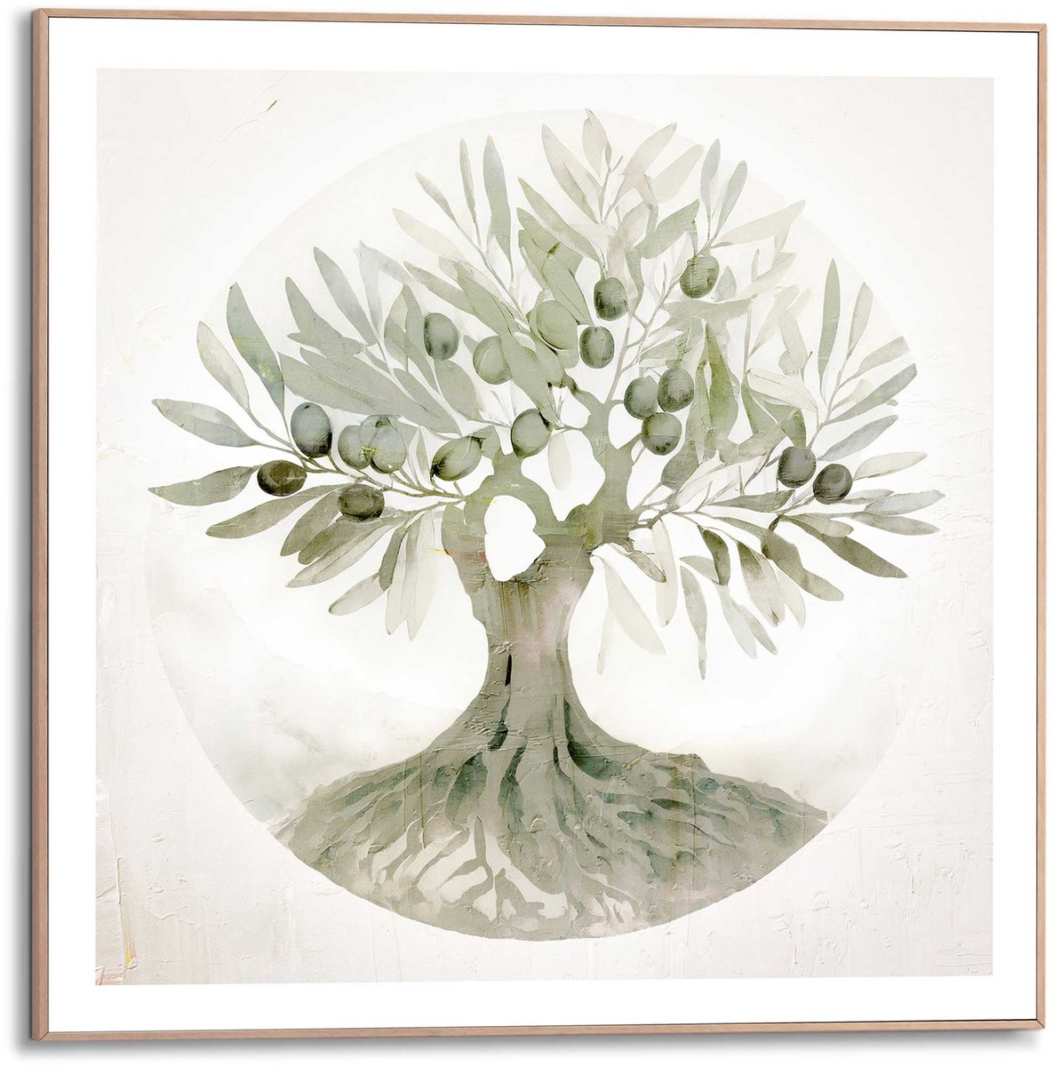 REINDERS Schilderij Tree of Life - 50 x 50 - Hout - REINDERS Tree of Life Hout