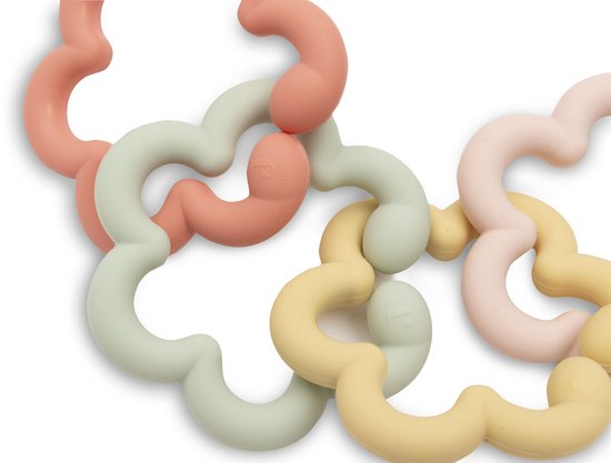 Jollein Speelgoedringen Siliconen - Baby Speelgoed - Flowers van Merkloos — afbeelding 5