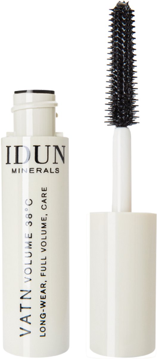IDUN Minerals - Mini Mascara Vatn Volume 38°C Zwart - 3,5 ml