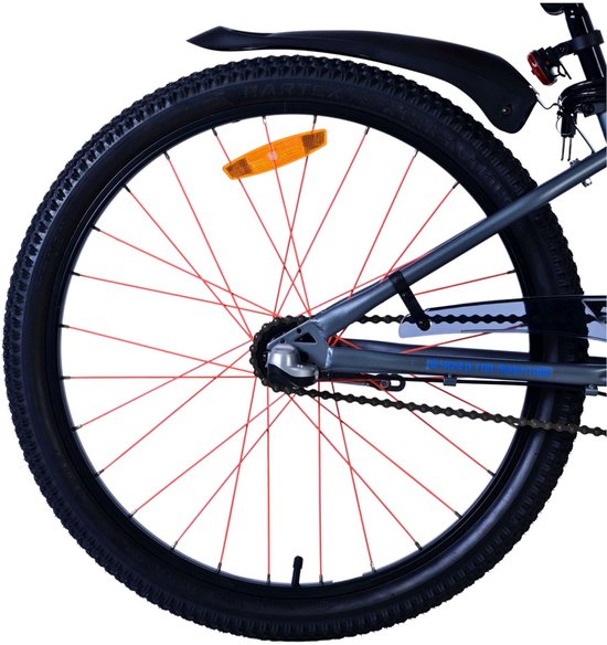 Volare Rocky Kinderfiets - 24 inch - Blauw - Shimano Nexus 3 versnellingen van Volare — afbeelding 5