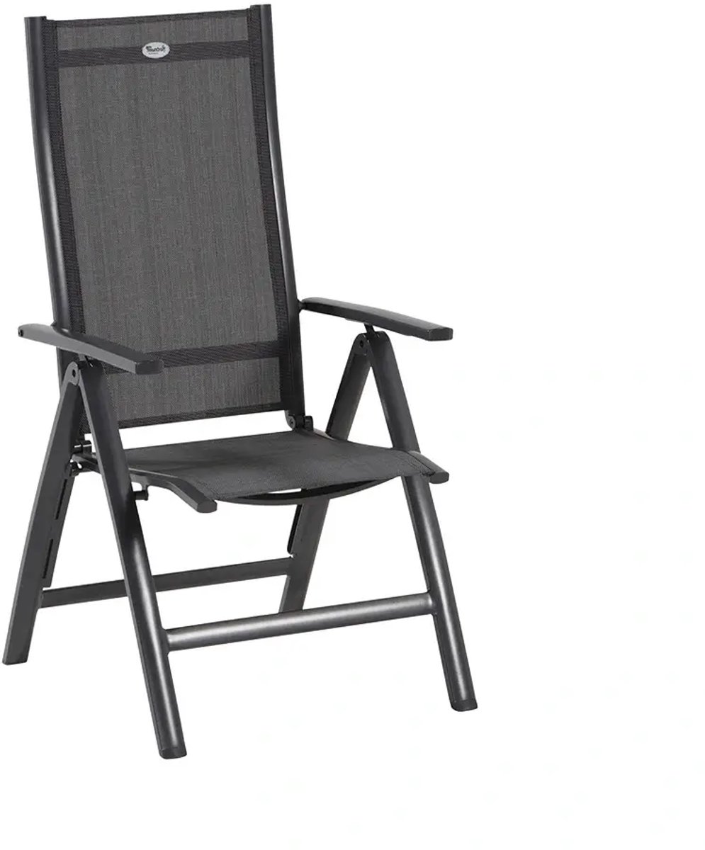 Hartman Troy - chaise de jardin réglable - Anthracite - Aluminium