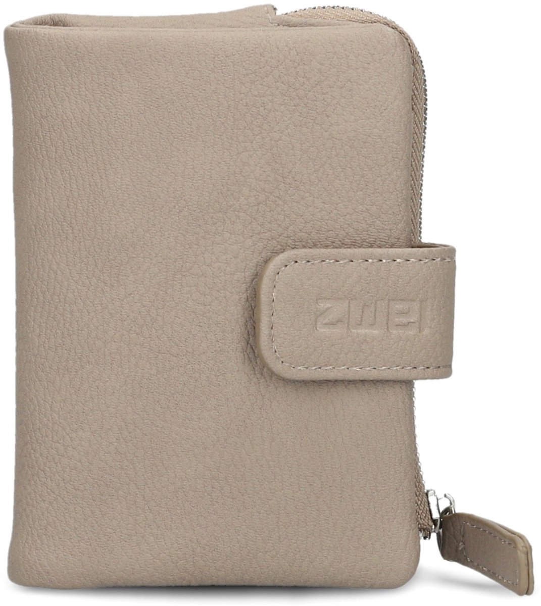 zwei Portemonnee M.Wallet MW5 Nubuk-Cappuccino Taupe