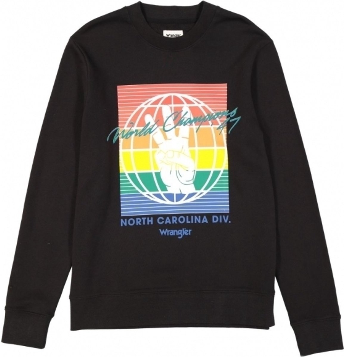 Sweatshirt Wrangler Globe Multicolor