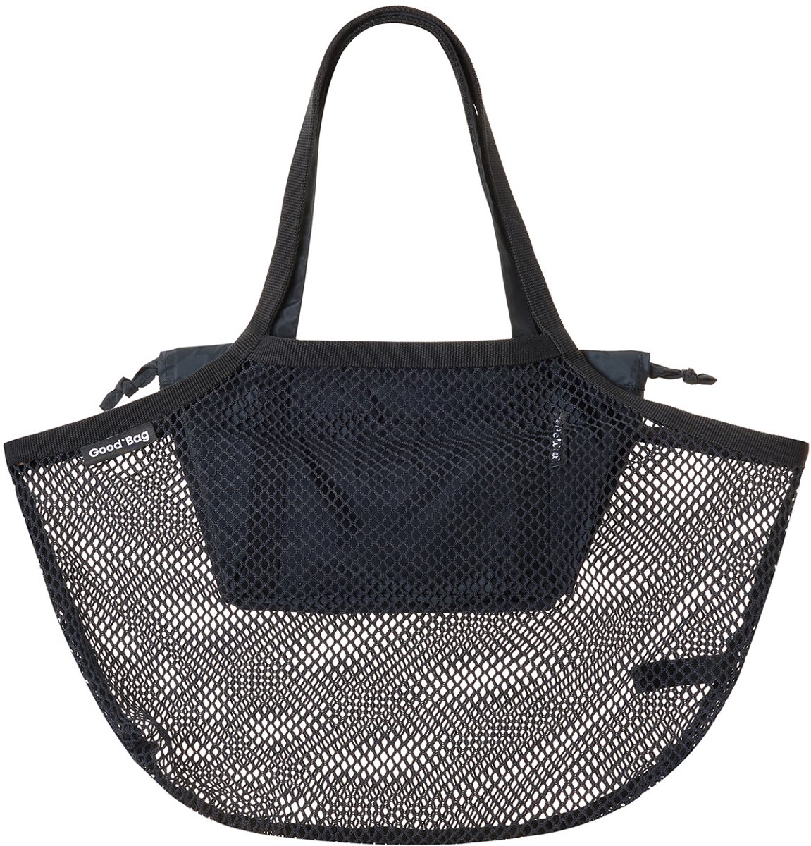 Good'Bag Black De 2-in-1 herbruikbare tas die zich aan jouw boodschappen aanpast