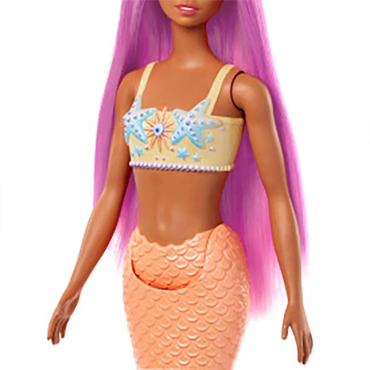 Barbie A Touch of Magic - Oranje zeemeermin staart - Barbiepop — afbeelding 9