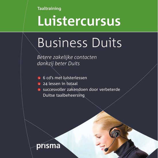 Prisma luistercursus Business Duits - cover