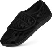 longziming -Senioren Schoenen met Klittenband – Comfortabel, Ademend en Antislip – Gemakkelijk Aan te Trekken – M(40-41)