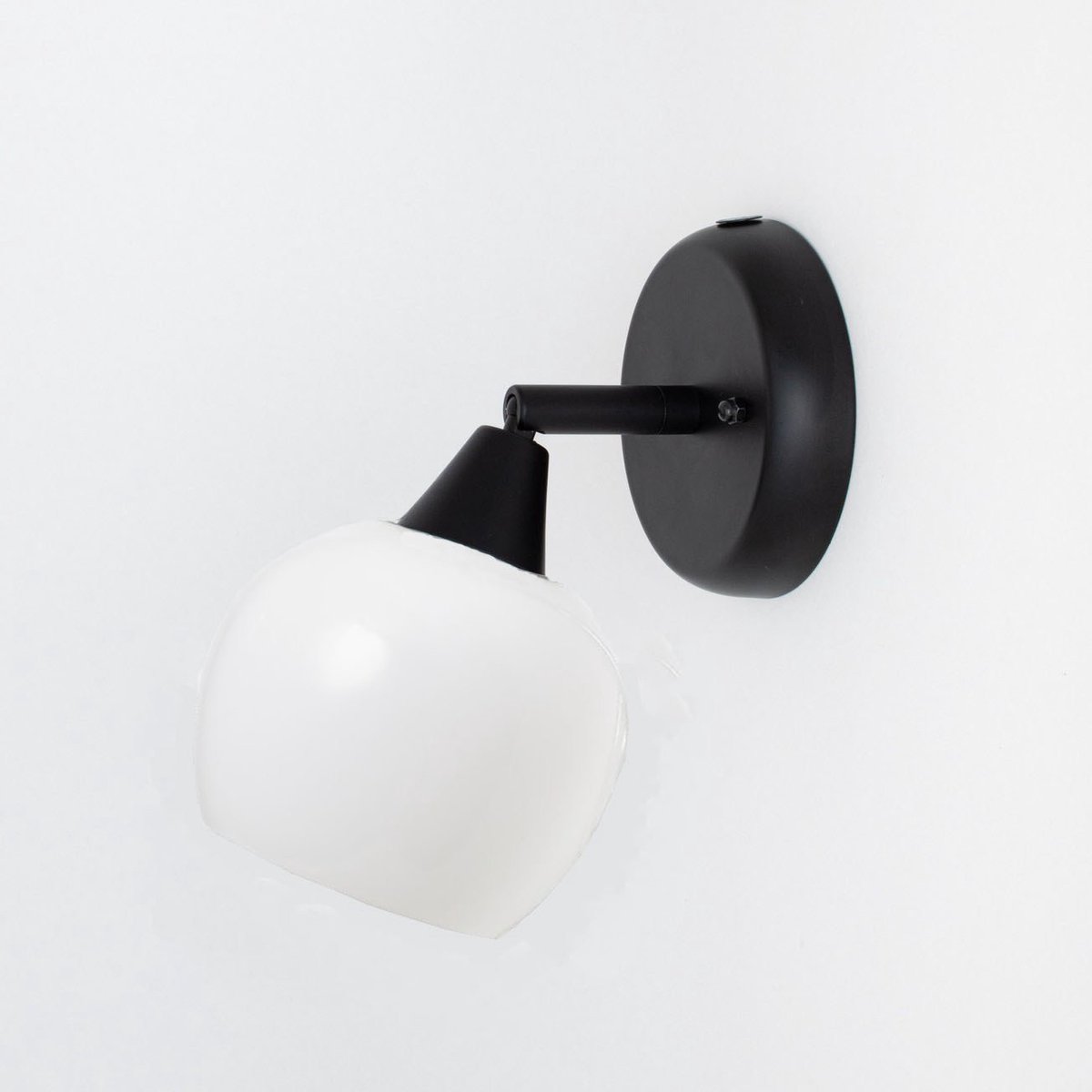 Coloured by Art Wandspot Raindrop met scharnier E-14 - Art Deco Trade Zwart