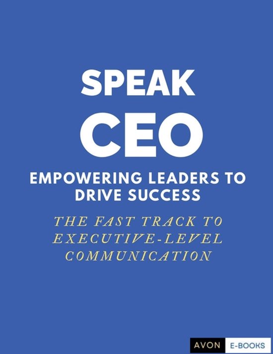Speak CEO - cover