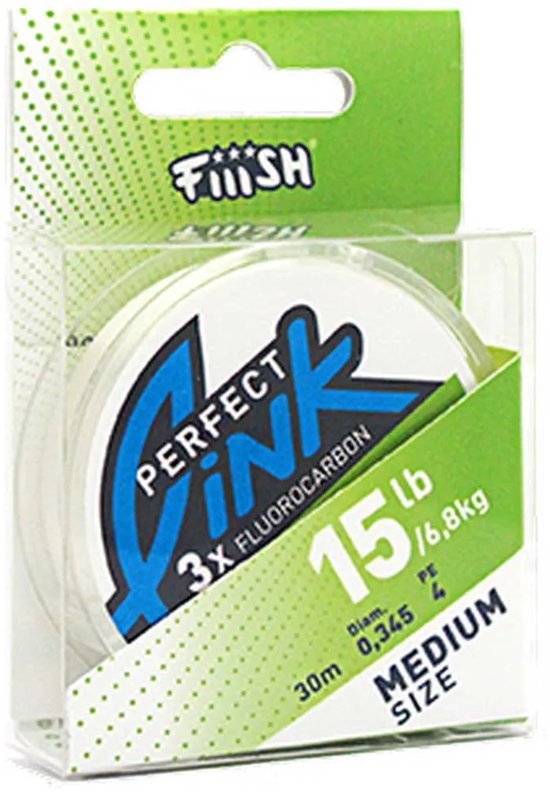 Fiiish Perfect Link 30 M Flurocarbon Transparant 0.415 mm — afbeelding 2