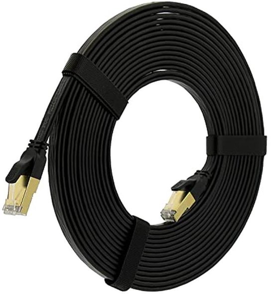 Yocice Platte Ethernet-kabelklemmen met sterke plakbanden