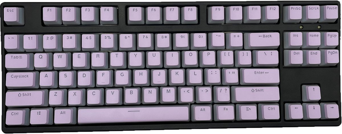 Paars Pudding Keycaps Set - OEM - PBT - Double Shot - 130 Keys