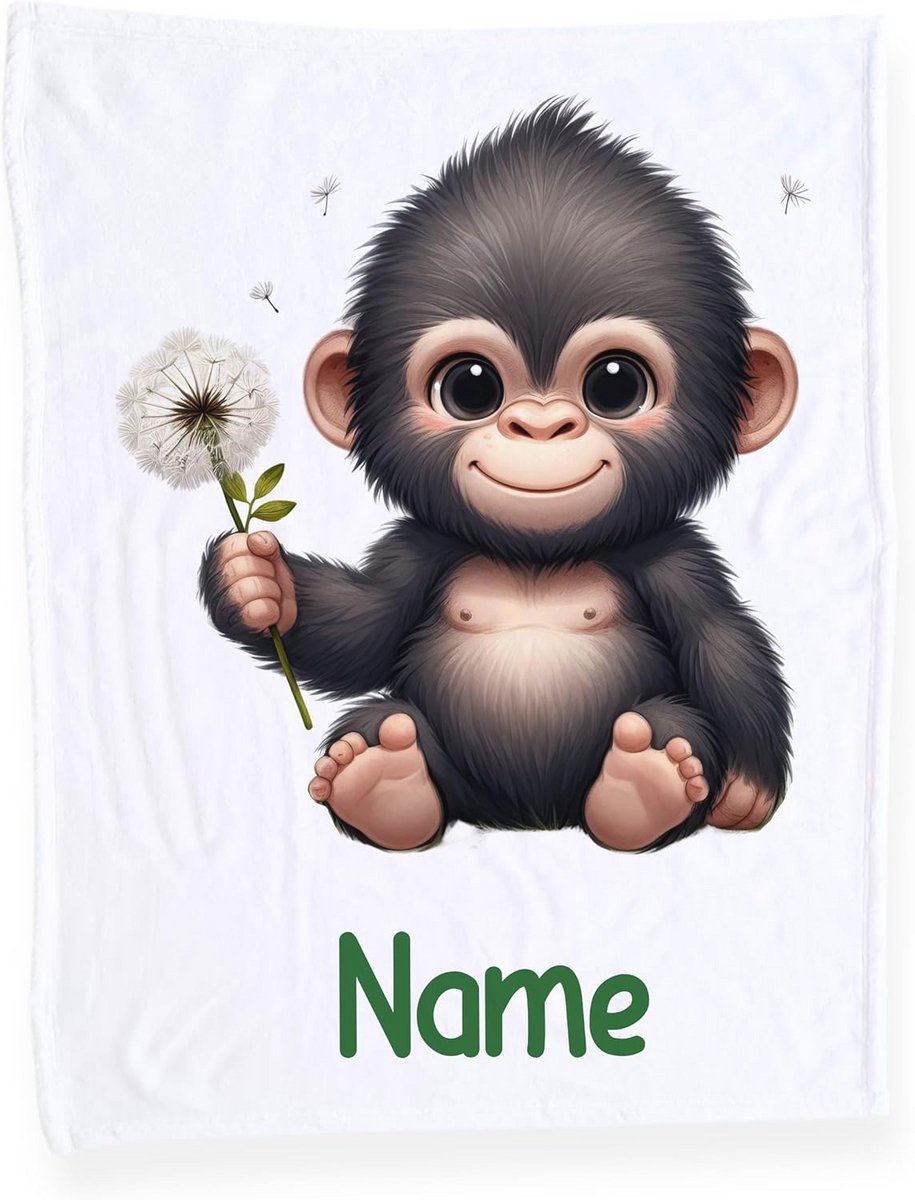 Gepersonaliseerde Babydeken met Diermotief - Een Uniek Cadeau voor Geboorte en Doop