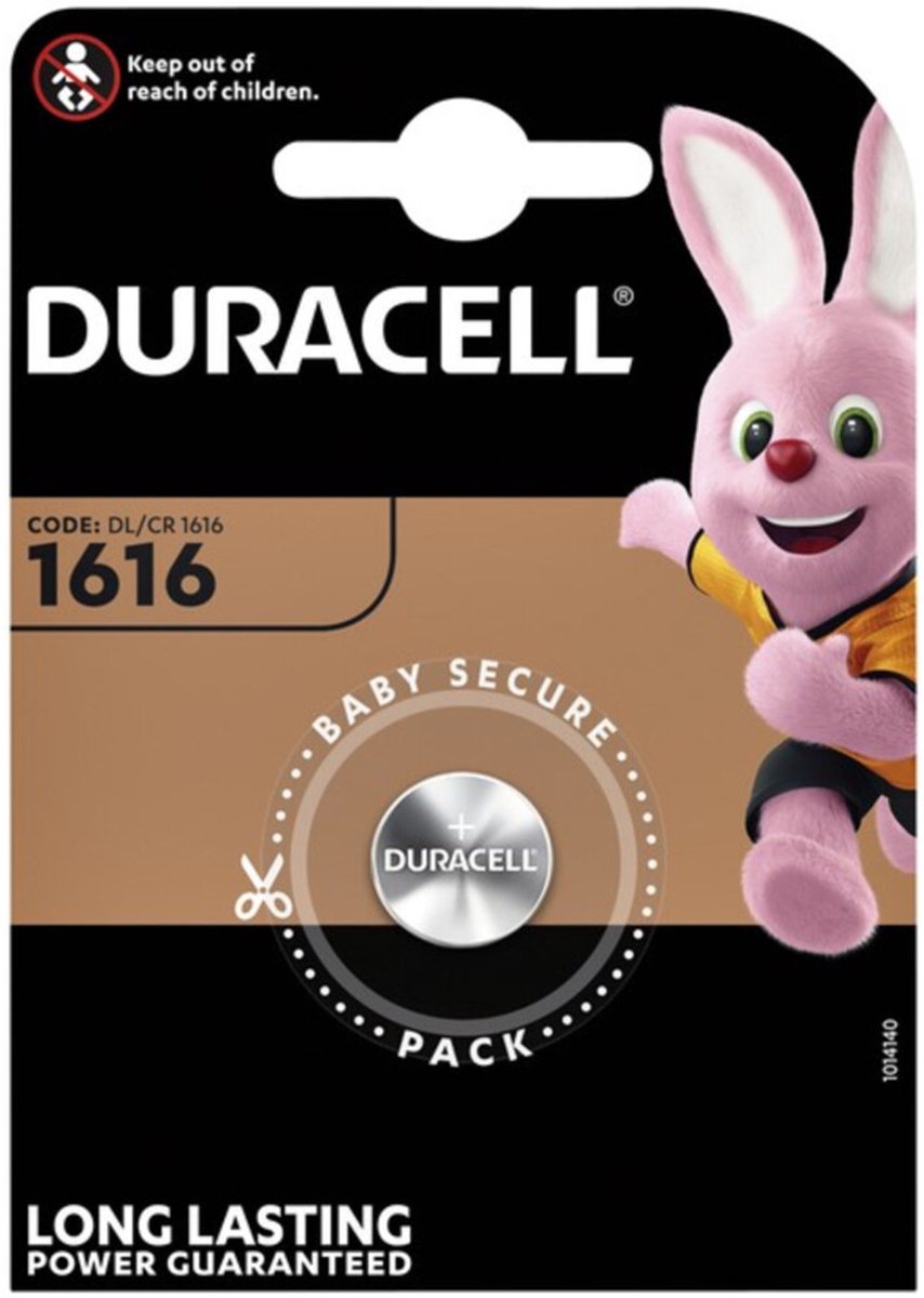 Duracell 1616 huishoudelijke batterij Single-use battery CR1616 Lithium