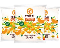 Céréal Snoepjes Sinaasappel - 3 x 120 gr - Voordeelverpakking