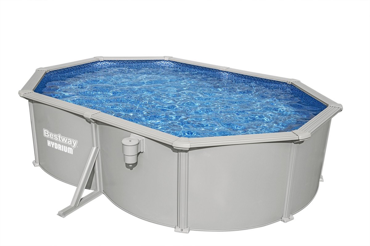 Bestway Hydrium pool set with steel wall - Oval - 500 x 366 x 122 cm