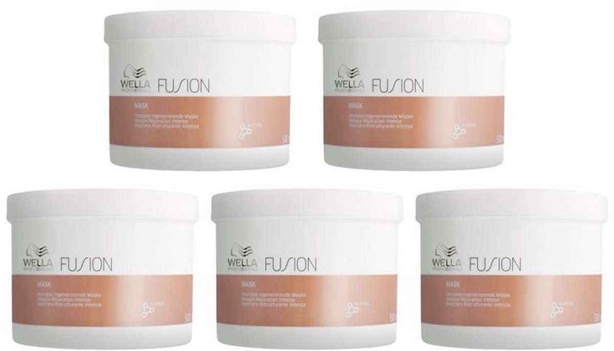 5x Wella Fusion Intense Repair Mask 500ml