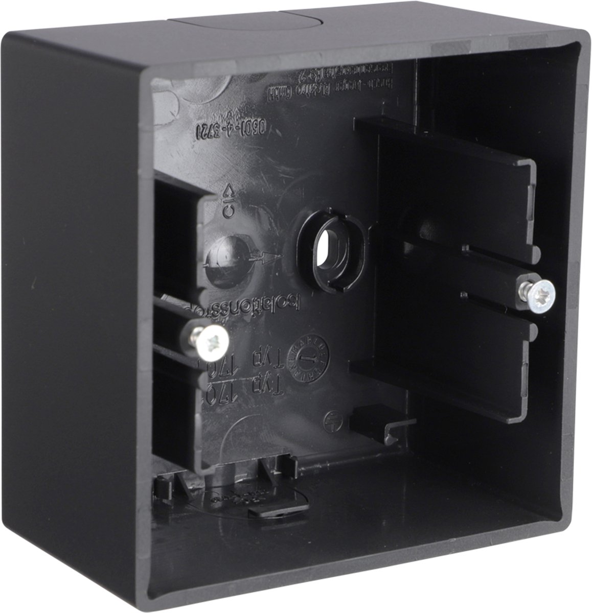 Busch-Jaeger Future Linear opbouwraam - 1-voudig - zwart