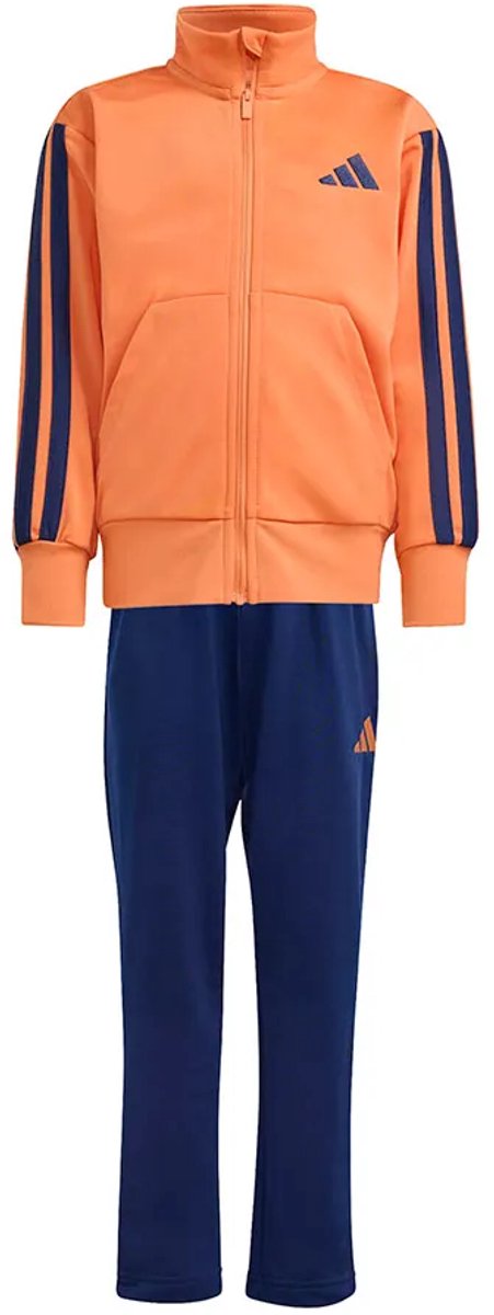 Adidas Essentials Climacool Lk Trainingspak Oranje,Blauw 3-4 Years Jongens,Meisjes