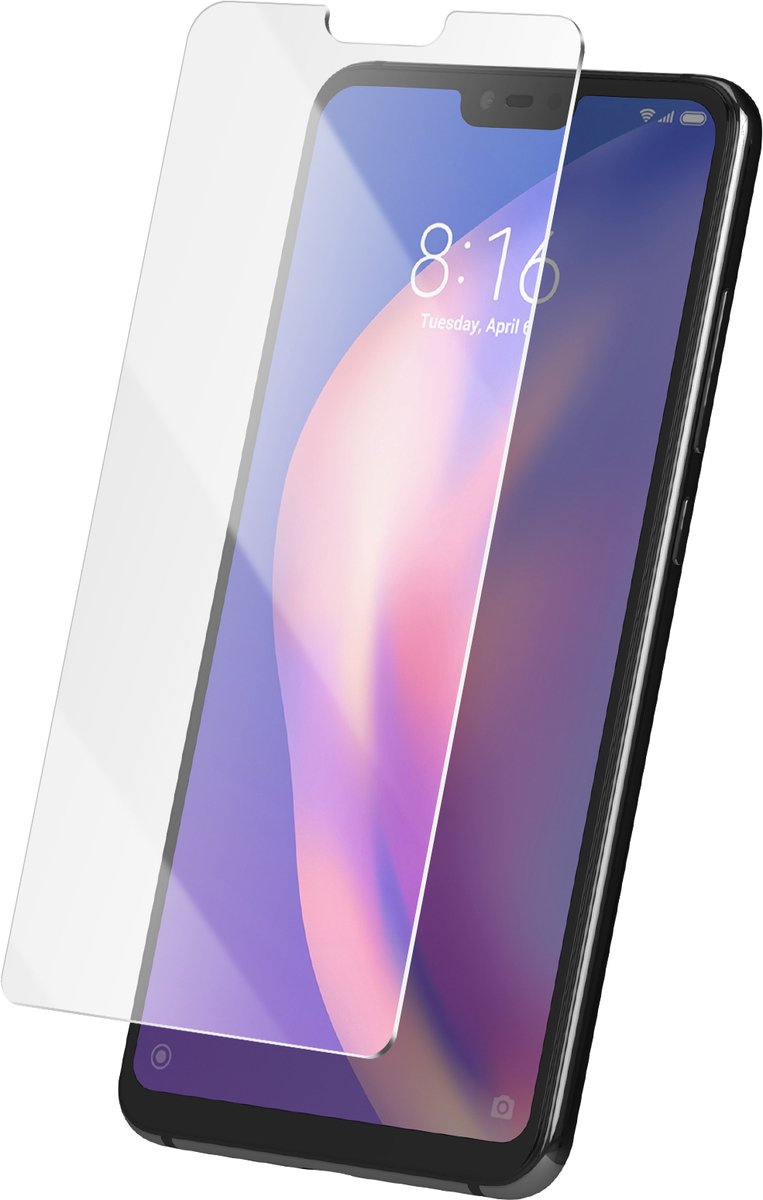 Avizar Geschikt voor Xiaomi Mi 8 Lite 9H Antikras gehard glas, Transparant