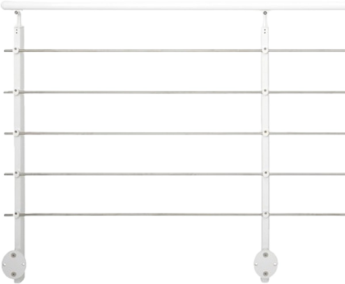Kordo - Balustrade voor zijdelingse montage - INOLINE - Wit - 2 m