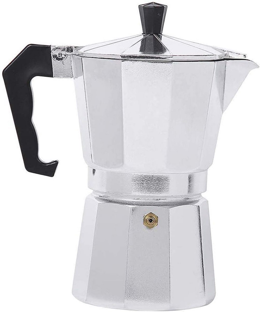 Traditioneel Koffiezetapparaat Aluminium Percolator voor 1 tot 12 Kopjes
