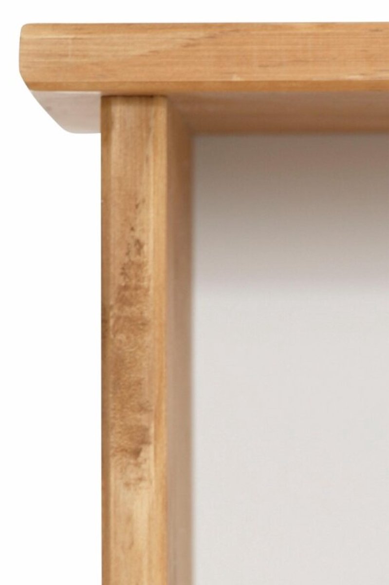 Kampen-Vitrinekast - 6-Planken - Wit Houtlook