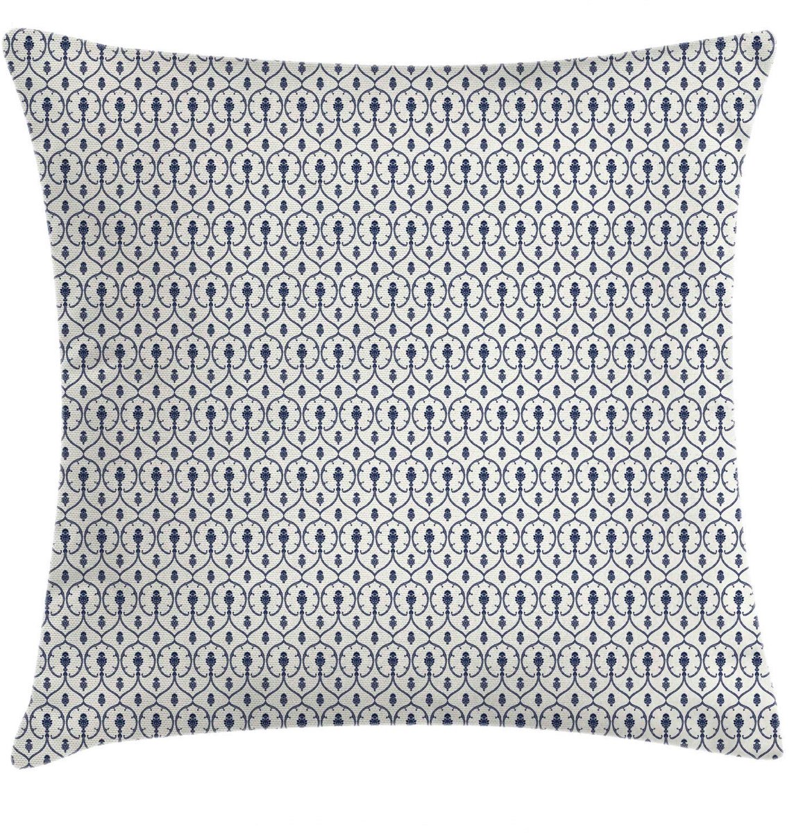 ABAKUHAUS Kussenhoes 40x40 cm – Dubbelzijdig bedrukt, met rits, wasbaar Off White