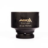 Douille impact 12 faces - 46mm - Douille impact profonde - Douille impact 3/4'' - ASTA