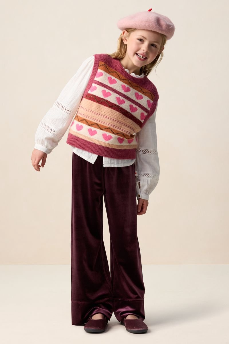 Sissy-Boy - Donkerrode wide leg legging