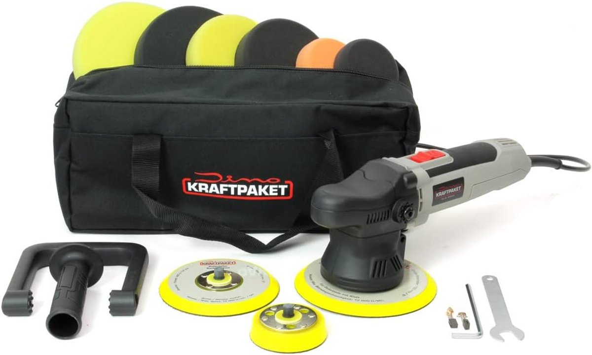 Excentrische Polijstmachine 9mm-650W met Variabele Snelheid en Accessoires