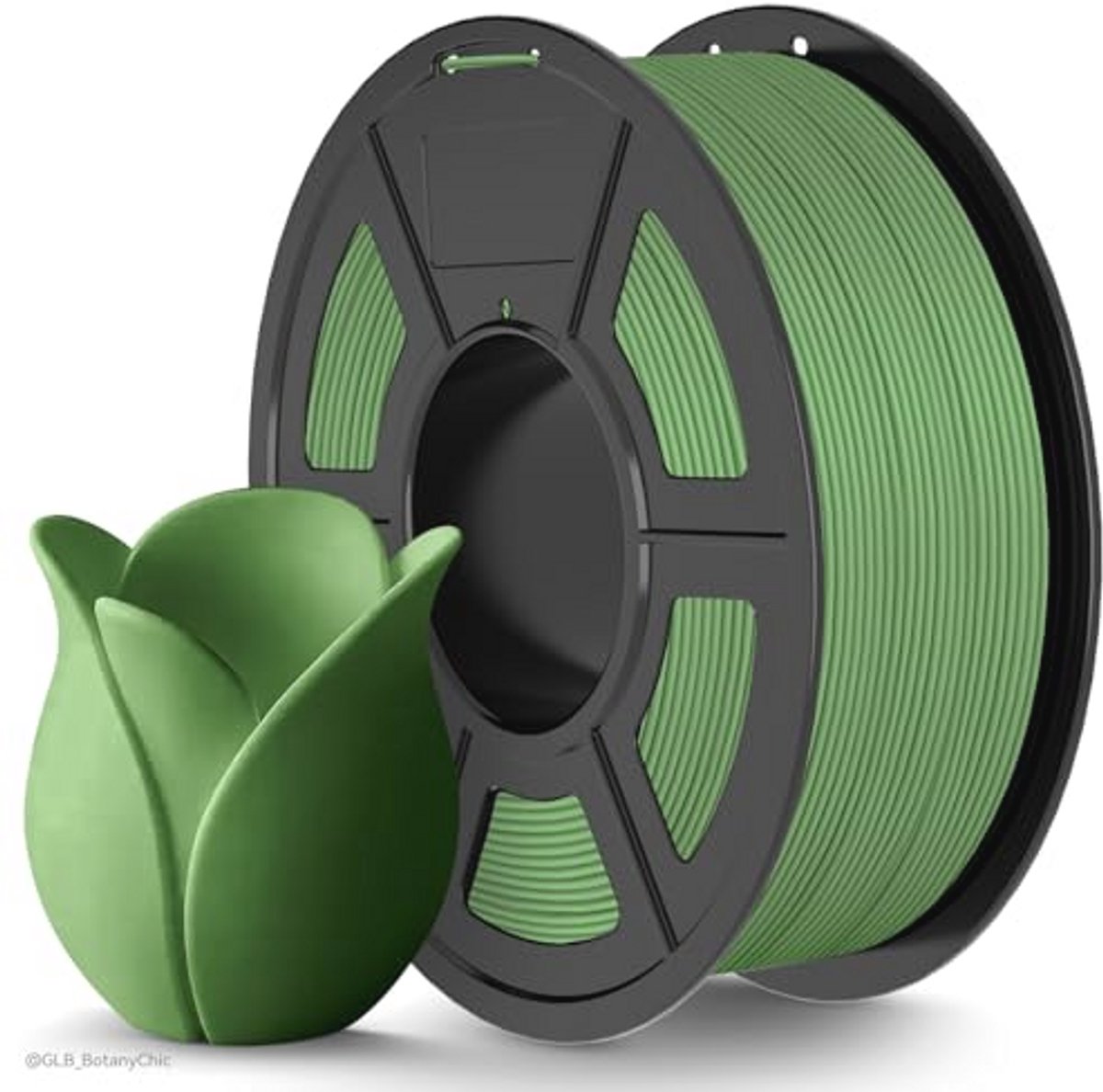 Olijfgroen PLA-filament 1,75 mm - 1 kg voor 3D-printers