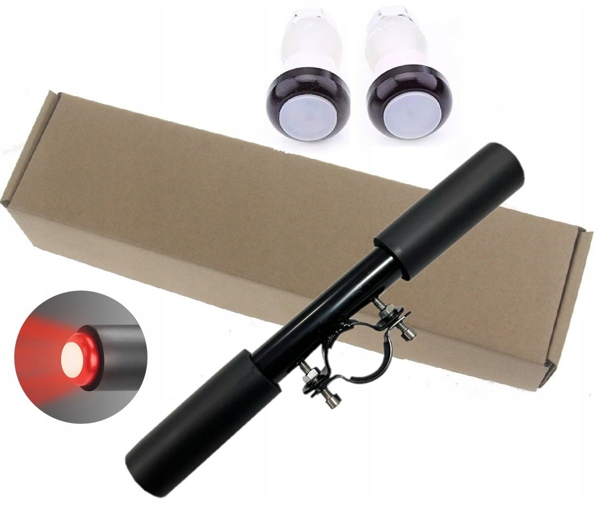 Kinderstuur met LED - Extra handvat voor elektrische step/fiets