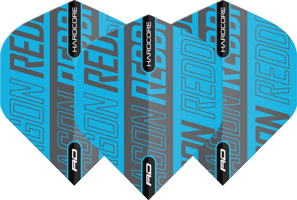 Red Dragon Hardcore XT Blue & Black Print - Dart Flights
