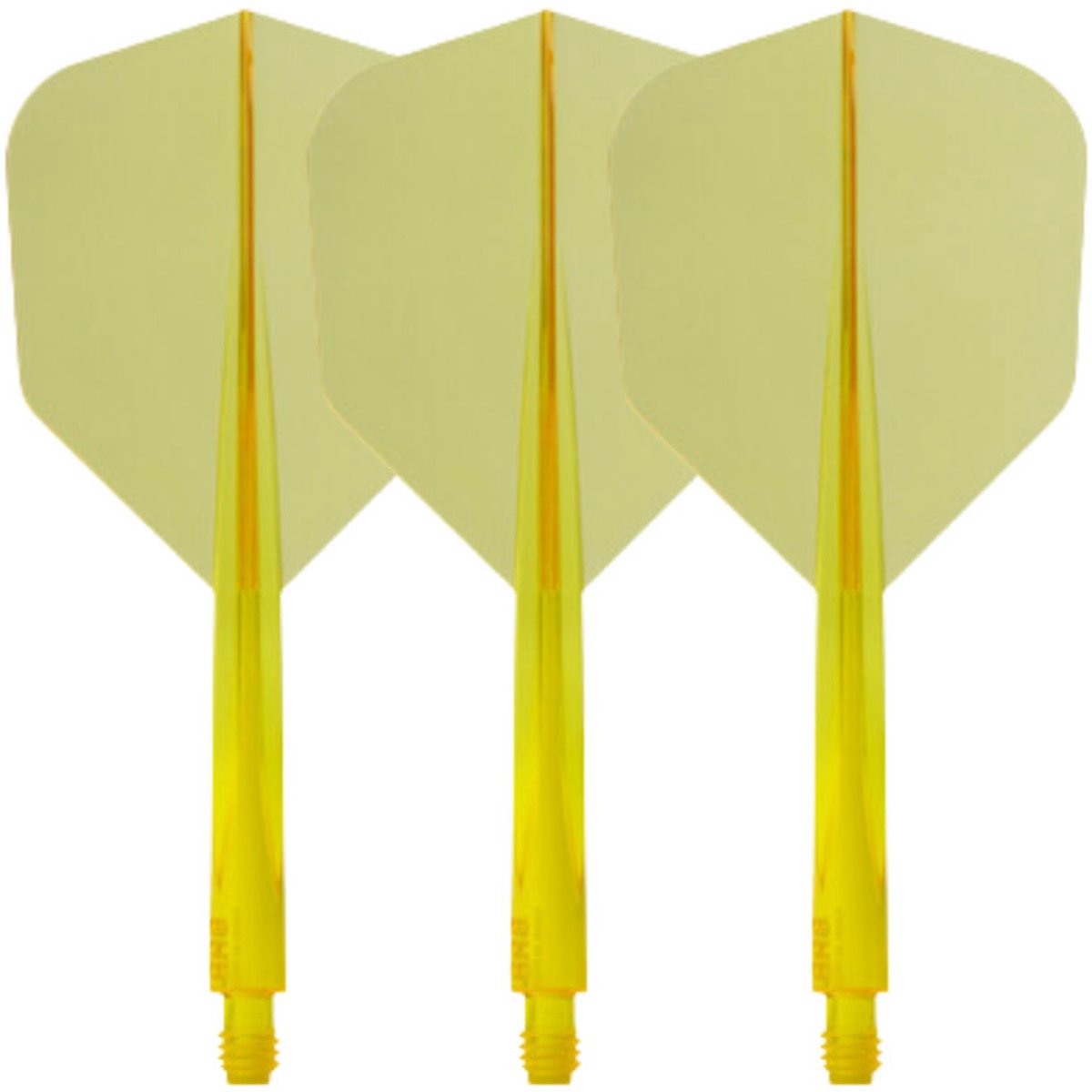 Condor Axe - Plain Color - Clear Yellow - Small - Dart Flight System