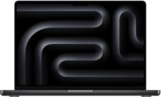 MacBook Pro 14" 2023 M3 Max 3.68GHz 14-Core CPU 30-Core GPU 36GB 1TB Space black QWERTY - Apple - Hoofdafbeelding