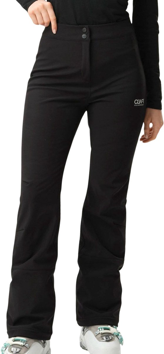 Colourwear Mono Softshell Skibroek Dames Zwart