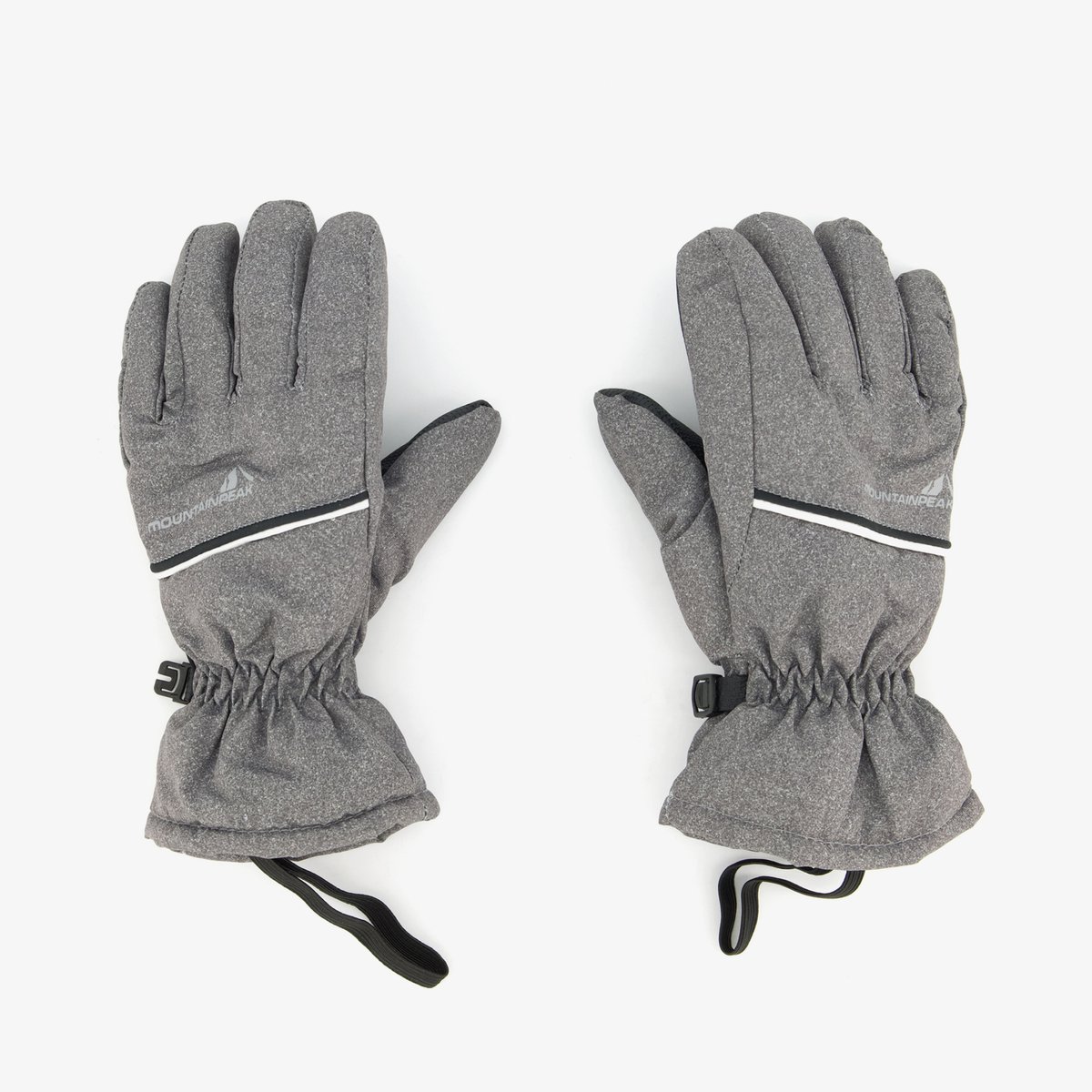 Mountain Peak kinder skihandschoenen grijs - Maat 134/140