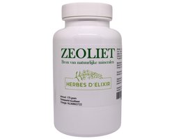 Herbes D'elixir Zeoliet Poeder - Detox - PFAS Binder - Ultrafijn - Clinoptiloliet - 175 gram