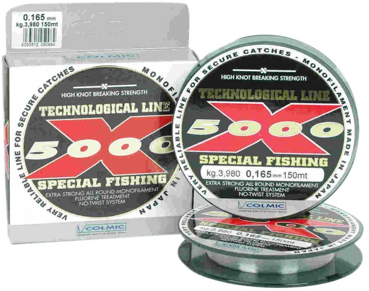 Colmic X-5000 Monofilament 600 M Transparant 0.220 mm