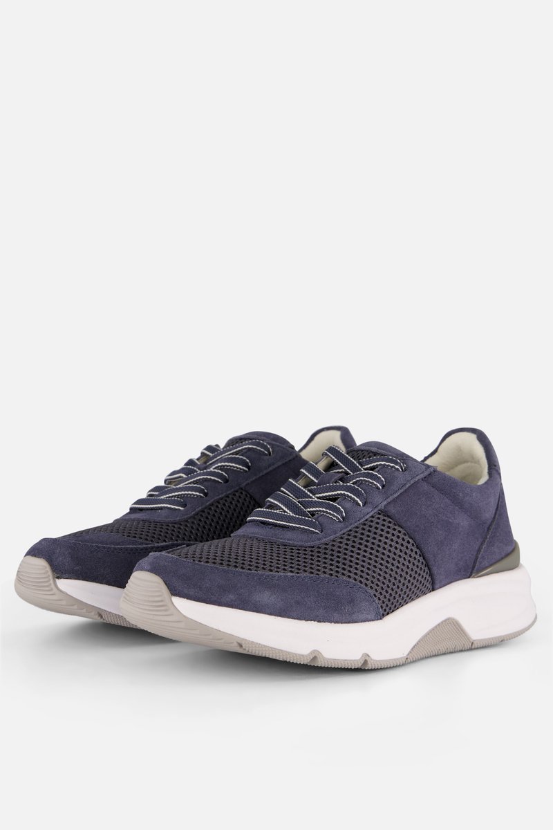 Gabor Rollingsoft Sneakers blauw Su�de