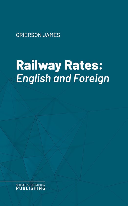 Railway Rates - cover