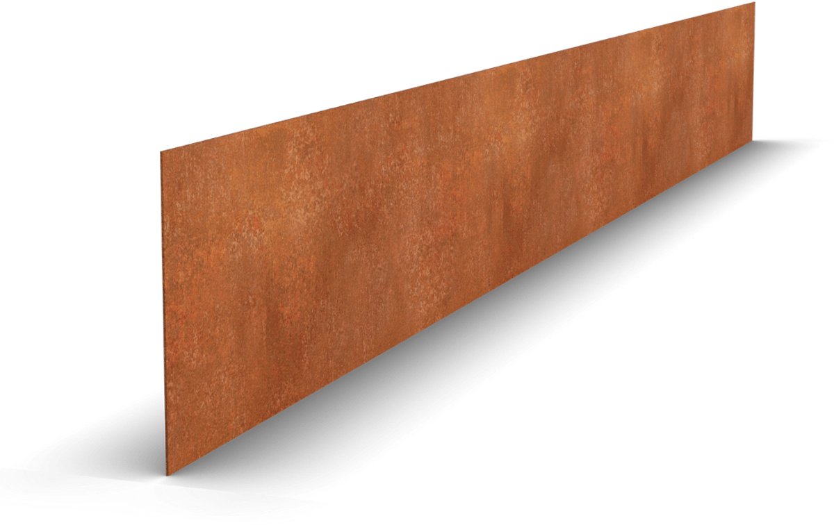 Cortenstaal Borderrand Recht | 230 x 0,2 x 25