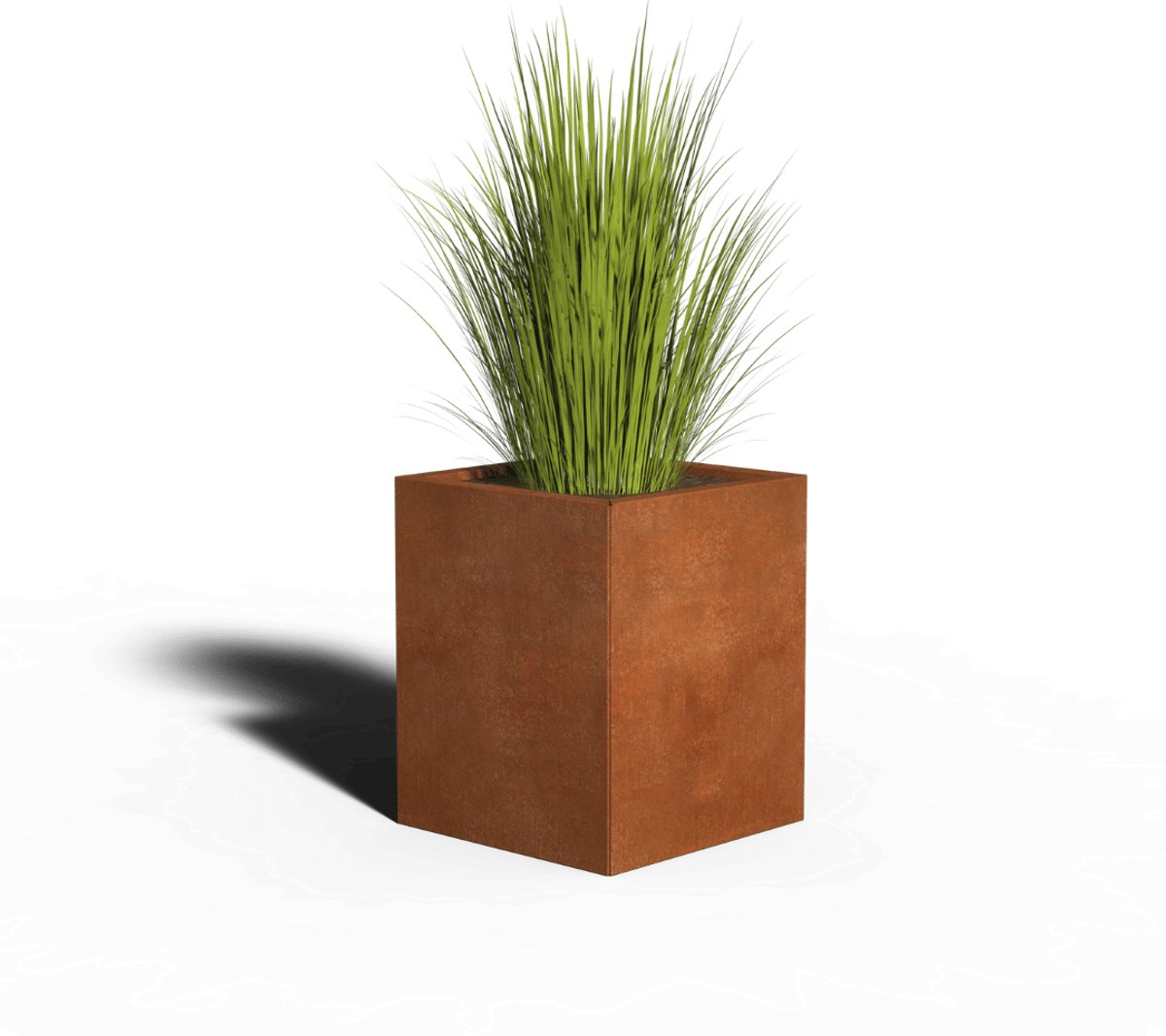 Cortenstaal Plantenbak Vierkant | 50 x 50 x 60 | Zonder bodem