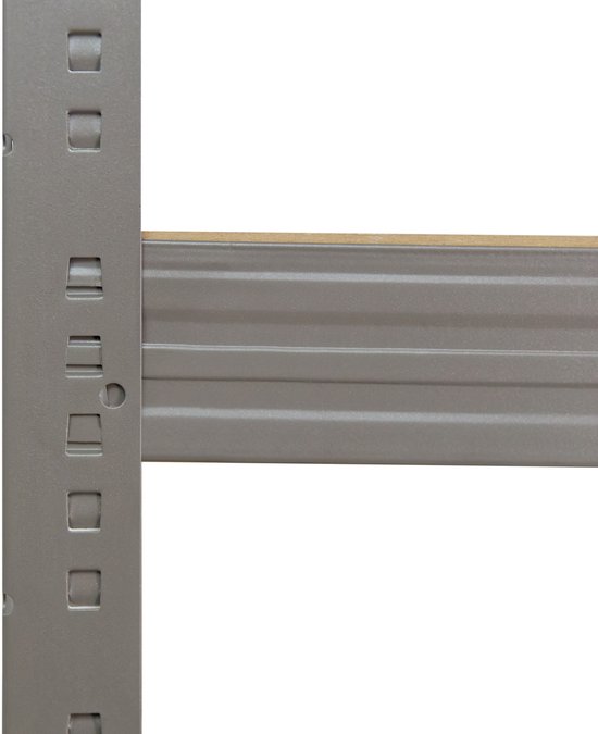 Shelfplaza PRO metalen stellingkast - 200x50x50 cm - grijs - 6 planken