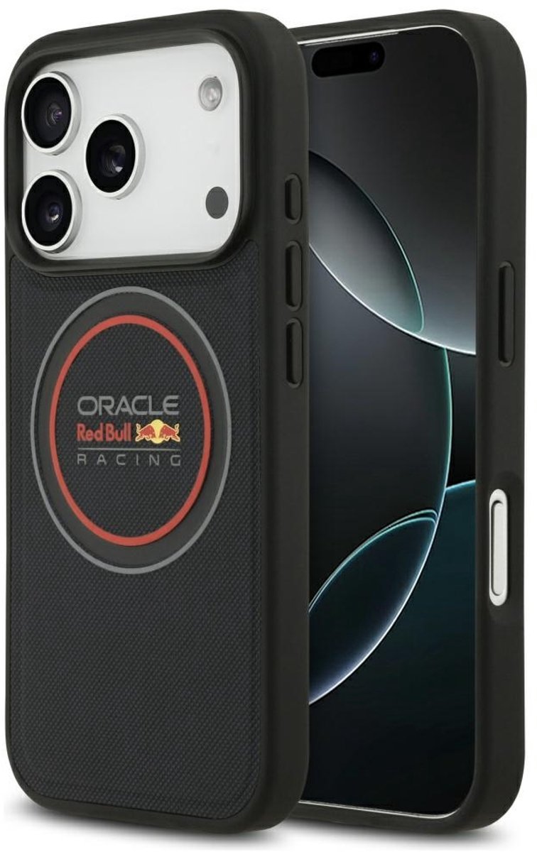 Red Bull Case Met Mesh-Logo En Rode Ring Voor Iphone 17 Pro Max Magsafe