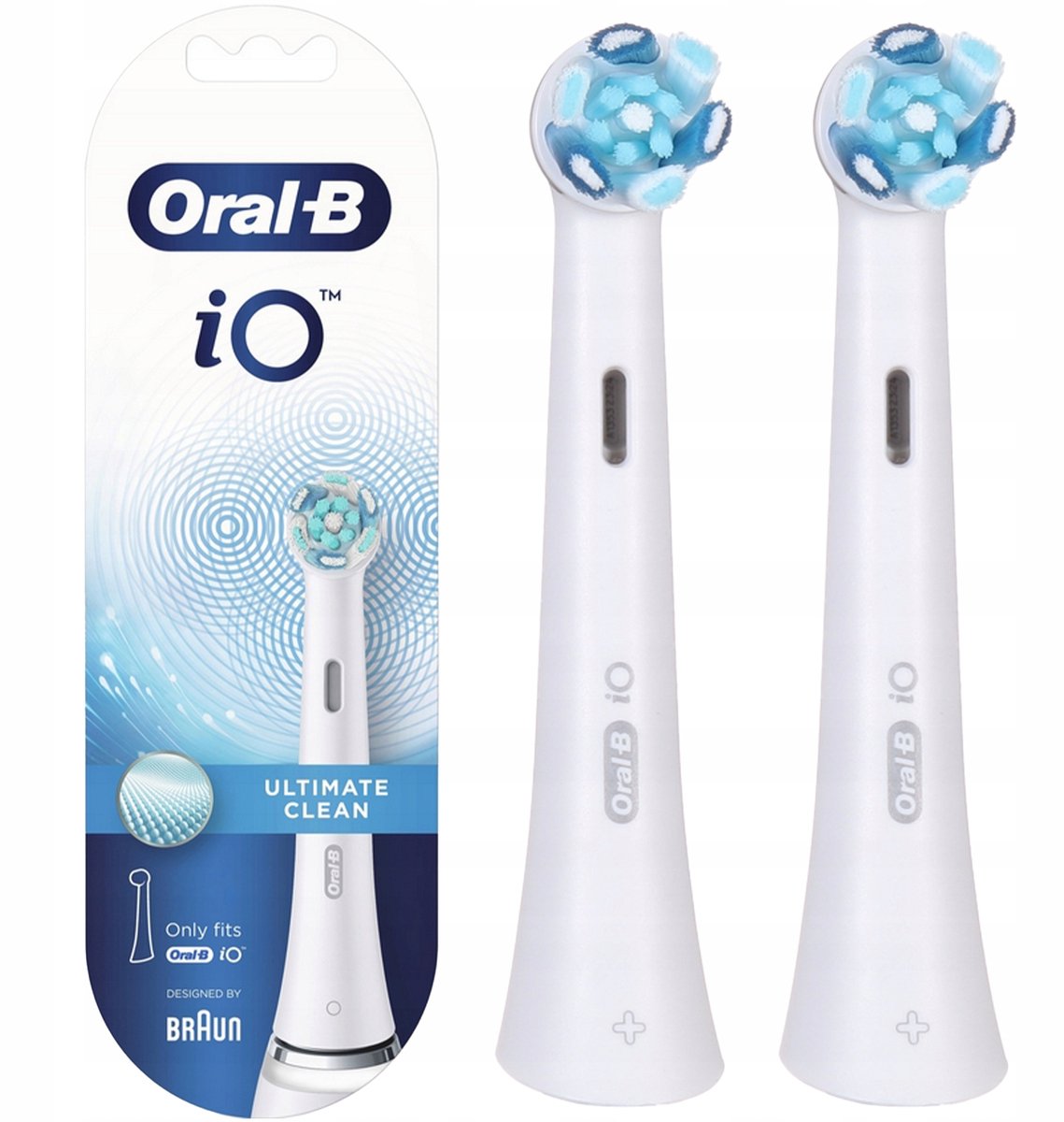 2x Oral-B iO Ultimate Clean Opzetborstels Wit
